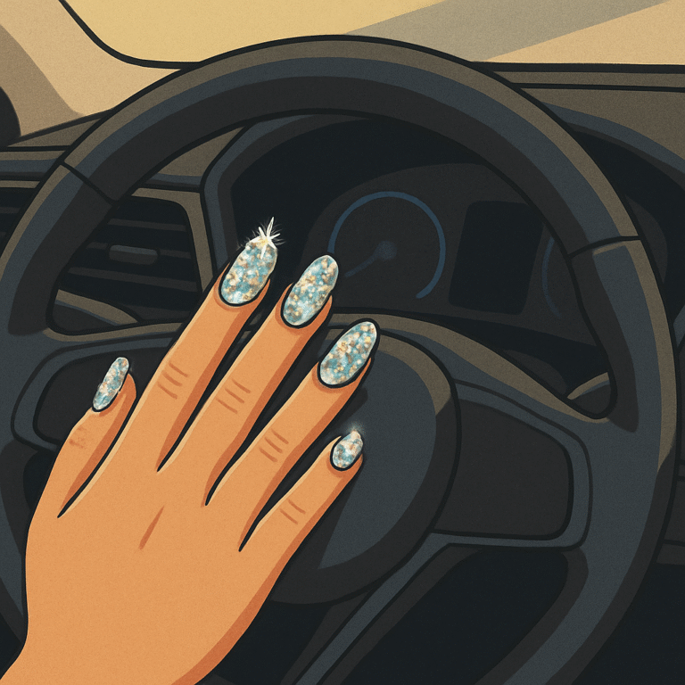 做美甲可以開車嗎?