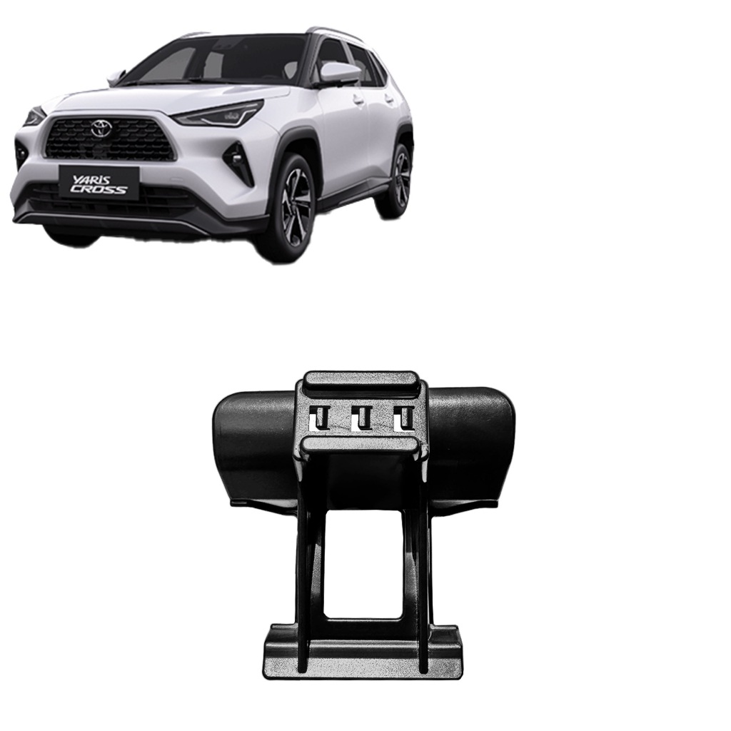 【JS昕展】Yaris CROSS專用卡扣式手機架 YC手機支架 TOYOTA配件 大鴨免黏貼免打孔按壓固定 汽車百貨:圖片 3